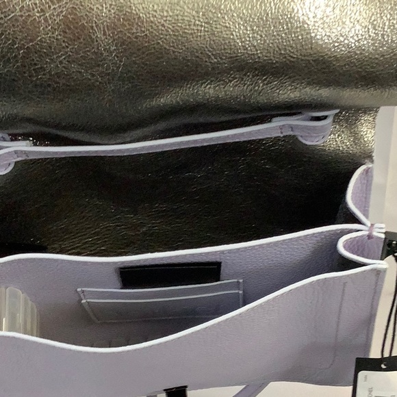 NWT Botkier Valentina Satchel Lavender Flap Closure - Picture 5 of 7